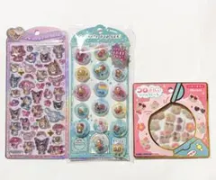 サンリオ 日焼けキティ　カプセルポップ、うるちゅる、コロふわシール セット