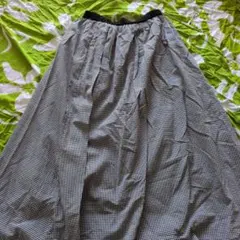 stadio CLIP チェック柄フレアスカート