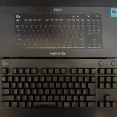 Logitech PRO RGBキーボード 本体(赤軸)
