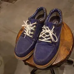 VANS ネイビー デッキシューズ