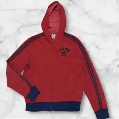 70s フランス製 adidas ventex トレフォイル ビッグロゴ
