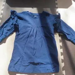 PETIT BATEAU ネイビー 長袖 トップス 128cm