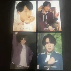 【4枚セット】SnowMan 宮舘涼太 両面ＰＰ加工　トレカ