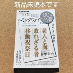 新品 ヘミングウェイ スペシャル 100分de名著 NHK テキスト 都甲幸治