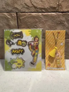 AMPTAKxCOLORS カスタムアクリルチャーム あっきぃ メガホン