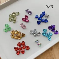 ハート型パーツ　54個　まとめ売り　ハンドメイドにも◎