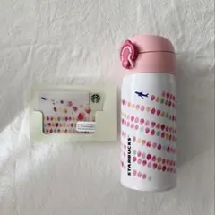 【未使用】Starbucks ANA限定ボトル＆カード SAKURA 2015
