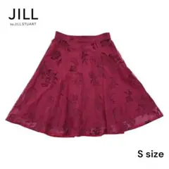 JILL STUART ジル スチュアート フロッキーフローラルスカート Sのサムネイル
