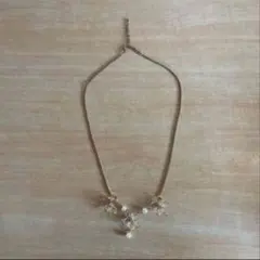 ✨値下げ✨花モチーフ ゴールド ネックレス　58cm