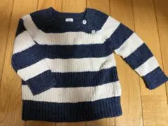 baby GAP ネイビーとホワイトのストライプ