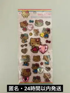 日焼けキティ　キラキララインストーンシール