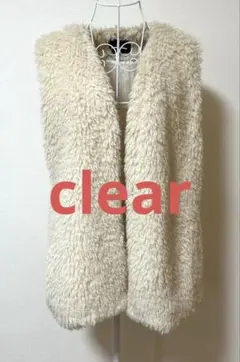 clear ボア・ベスト