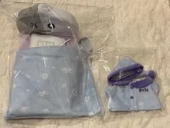 BT21 BABYたっとんシリーズのSサイズ用ベッド　パジャマ　セット