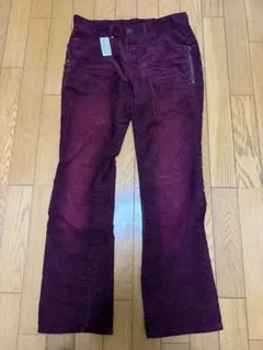 【✨300円スタート✨】新品未使用品　チノパン/ワインレッド