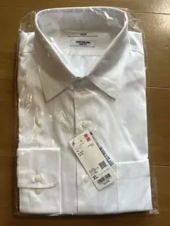 【新品】ユニクロ　スーパーノンアイロンスリムシャツ（長袖）　XLサイズ