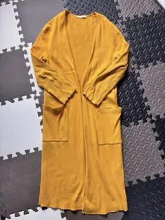 MACPHEE コットンカーディガン Sサイズ マスタード