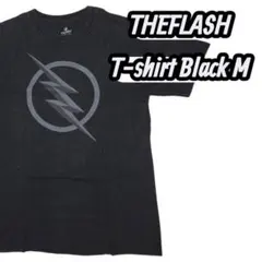 ​【公式】DCコミックス フラッシュ Tシャツ モノトーン 黒 M