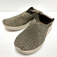 【美品✨】Gomu56 ゴムゴム メッシュ ゴールド スリッポンSサイズ