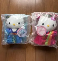 ハローキティ＆ディアダニエル マクドナルド コラボ 韓国伝統婚礼衣装 봉제인형