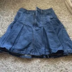 OLIVE des OLIVEデニム プリーツスカート
