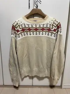 THE FLAT HEAAD 雪柄ハーフジップスウェット THE FLAT HEAAD 雪柄ハーフジップスウェット - メルカリ
