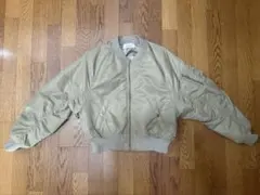 【美品】ungrid MA-1ジャケット M ベージュ