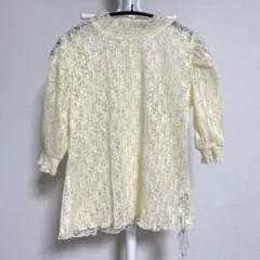 ＄ 新品 Noela プリーツレース トップスのサムネイル