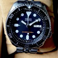 SEIKOブラックボーイ DIVER美品精度ok廃盤品風防傷無SKX007k1のサムネイル