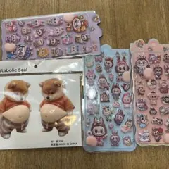 柴犬　おなかシール　ラブブおしりシール