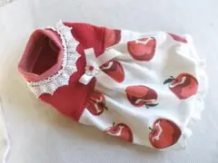 ★nahisu様の専用★胴３６ｃｍ★リンゴ柄のバルーンワンピース