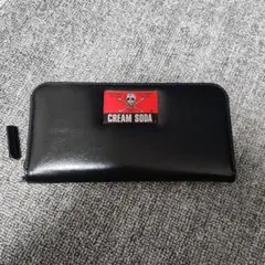 クリームソーダ CS トラッカーウォレット ブラック 栃木レザー - メルカリ