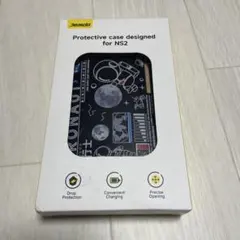 Switch2ケース 有機ELモデル専用 セパレート　宇宙飛行士デザイン　黒