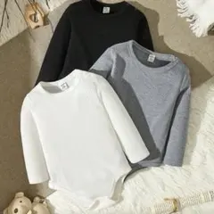 ✳︎美品✳︎ SHEIN 6-9m 長袖ロンパース 3色セット