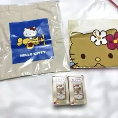 サンリオ　ハローキティ　日焼け　くじ　グラス　レジャーシート　トートバッグのサムネイル