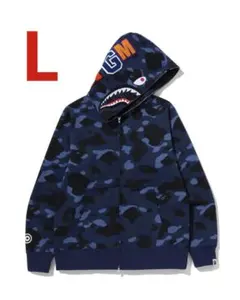BAPE COLOR CAMO SHARK FULL ZIP HOODIE