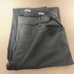 グレー ワイドパンツ デニム