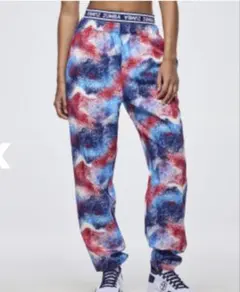 ZUMBA トレーニングパンツ 赤青