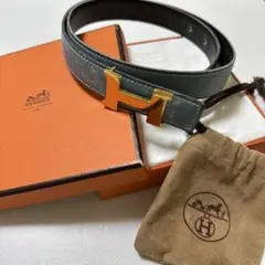 エルメス ヴィンテージベルトコンスタンス大　紺色✖️キャメル エルメス ヴィンテージベルトコンスタンス大 紺色✖️キャメル - メルカリ