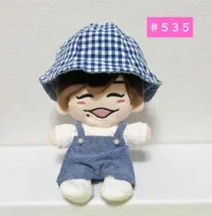 ちびぬい服　はぴぬい服　サロペット　チューリップハット　＃５３５