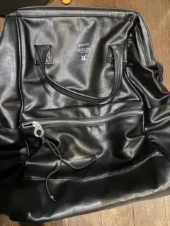 anello ブラック 口金リュック　ラージ