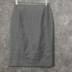 ANNE KLEIN スカート フォーマル オフィス ダークグレー カシミア混のサムネイル