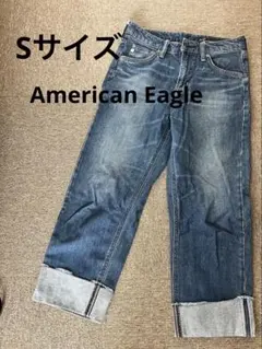 American Eagle ロールアップデニムストレート　ジーンズレディース