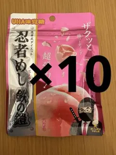 も*る様 忍者めし 鉄の鎧 ピーチ味 10個