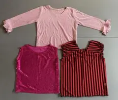 パーティー用レディーストップス　3着まとめで