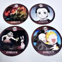 鬼滅の刃 コースター ufotable Cafe 炭治郎 禰豆子 善逸 伊之助