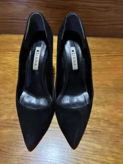 Diana ブラックハイヒール 23.5cm 9センチヒール