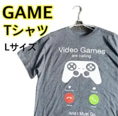 【us古着】videogames arecalling Tシャツ　Lサイズ