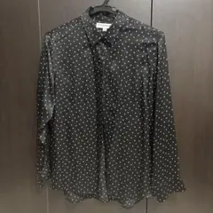 INES DE LA FRESSANGE 長袖シャツ M ブラック