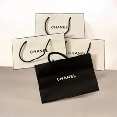 CHANELシャネル 紙袋　 ショップ袋 4枚セット