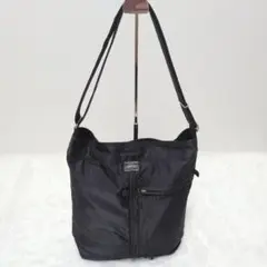 【美品】PORTER MILE ショルダー ブラック ポーター マイル A4可